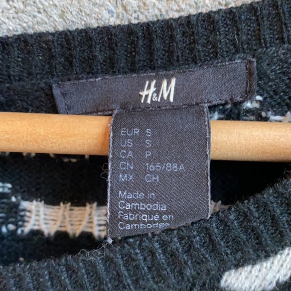 H&M Boxy Fit Polka Dot Sweater - Picture 7 of 10